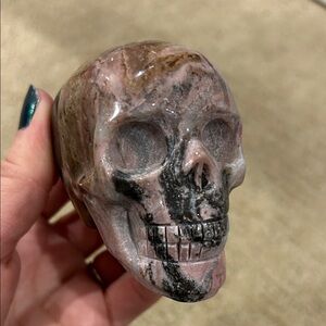Rhodonite Skull Crystal
